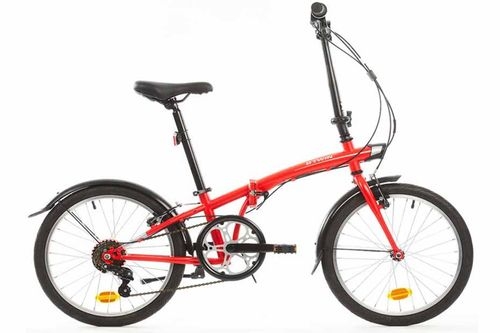 Electric Cycle Masti V/S Tilt 120 Folding Bike Red