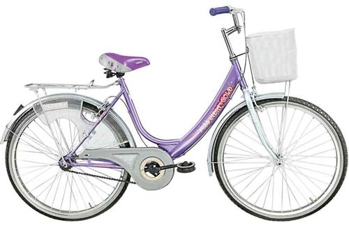 Miss India Gold 26T V/S Hybrid cycle Riverside 120 Grey Yellow