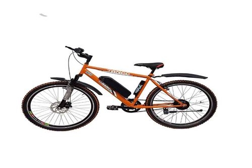 Electric Cycle  Tango Red and Orange V/S Triban 100 Flat Bar Road Bike
