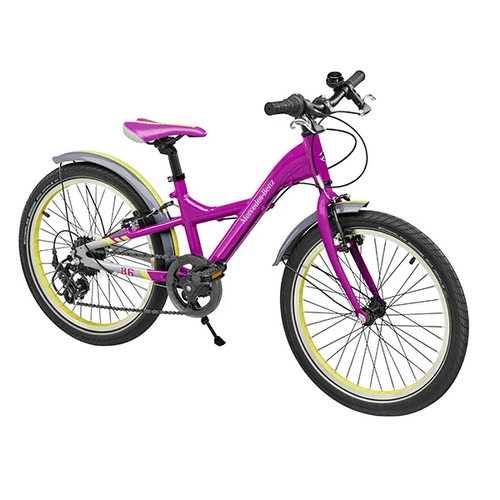 Youth Bike Purple V/S Triban 100 Flat Bar Road Bike