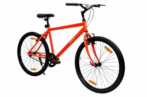 Ibike Single Speed V/S Riverside 100 Red Hybrid cycle